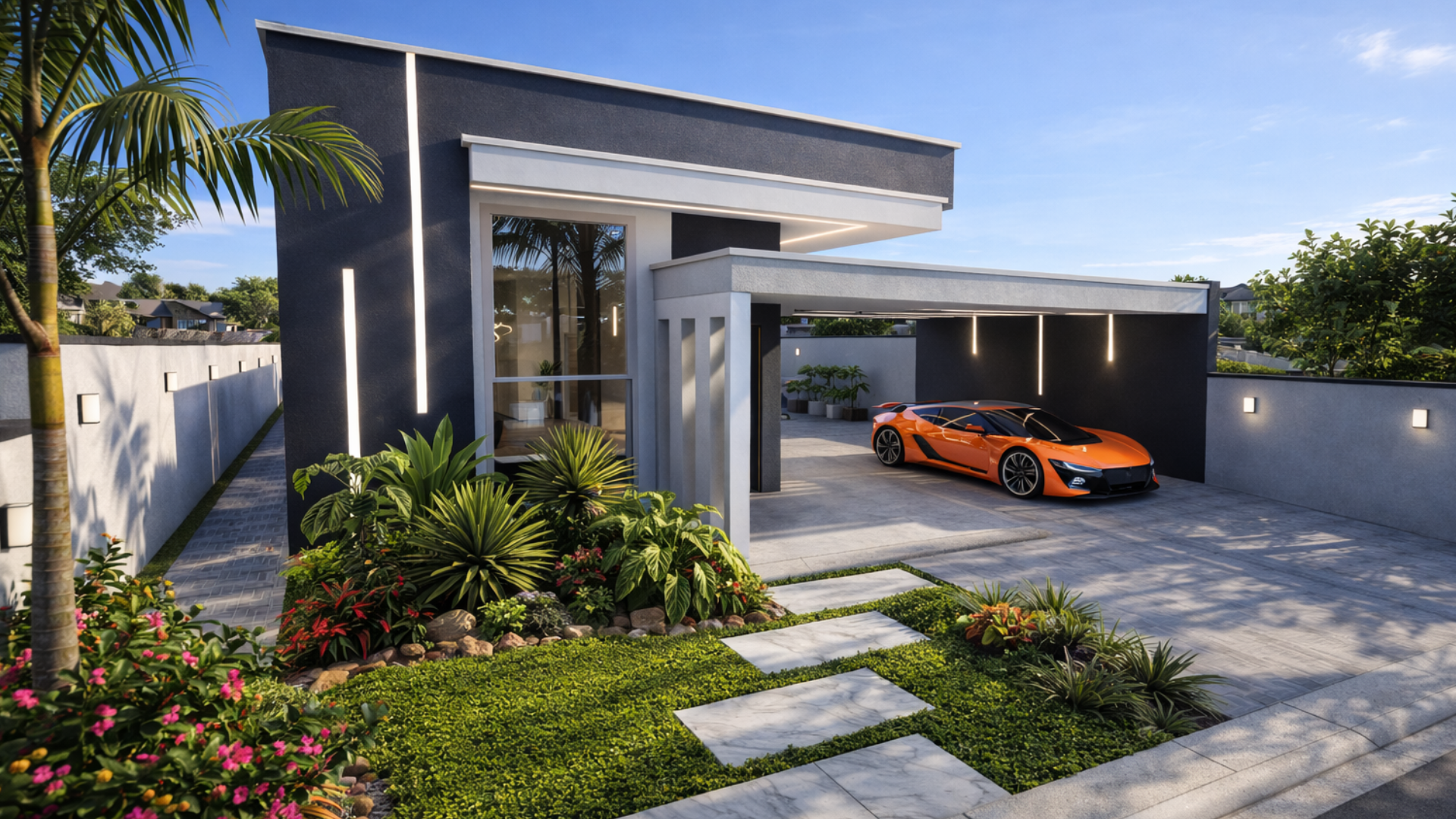 modern minimalist house design 138 sqm | contemporary home plan with pool & parking modern minimalist house design 138 sqm | contemporary home plan with pool & parking