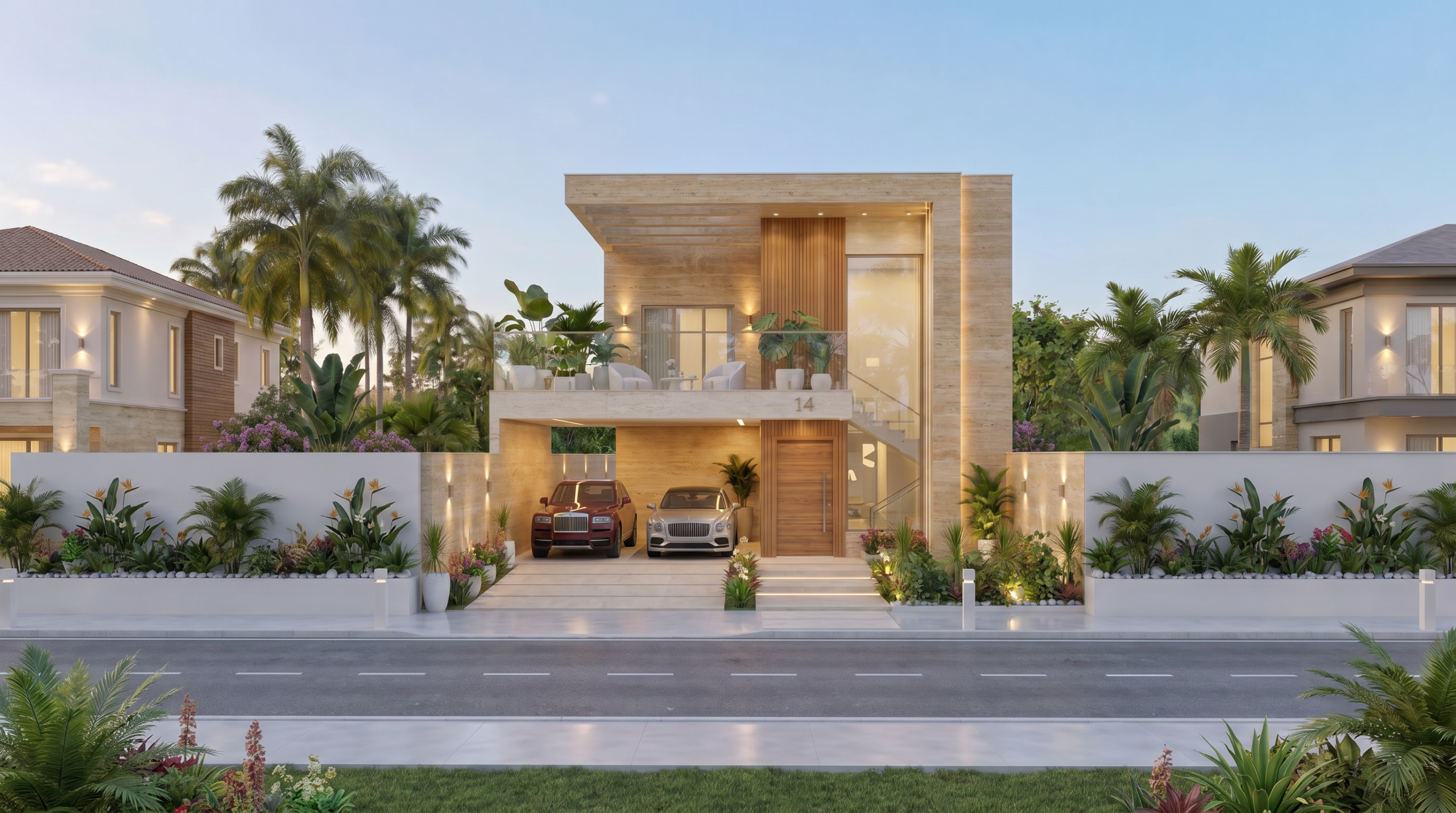 modern 3 bedroom two story house with pool | full floor plan included modern 3 bedroom two story house with pool | full floor plan included