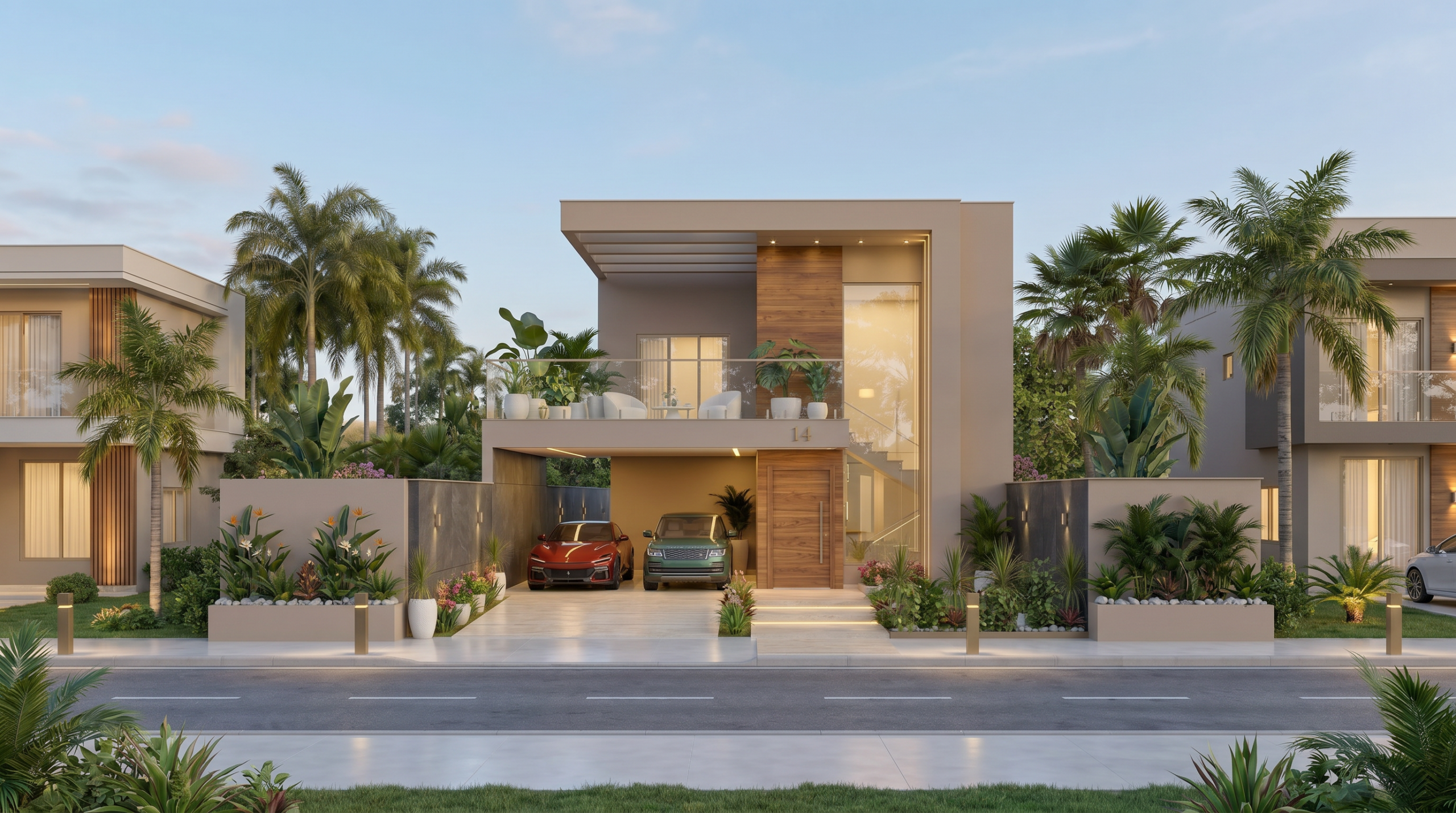 modern 3 bedroom two story house with pool | full floor plan included modern 3 bedroom two story house with pool | full floor plan included