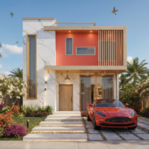 modern two story house | 150 m² house design | 15 x 10 m lot