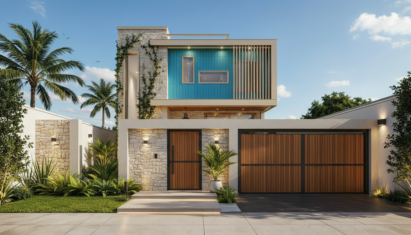 modern tropical residence with pool | 3 bedroom two story house design (copy) modern tropical residence with pool | 3 bedroom two story house design (copy)