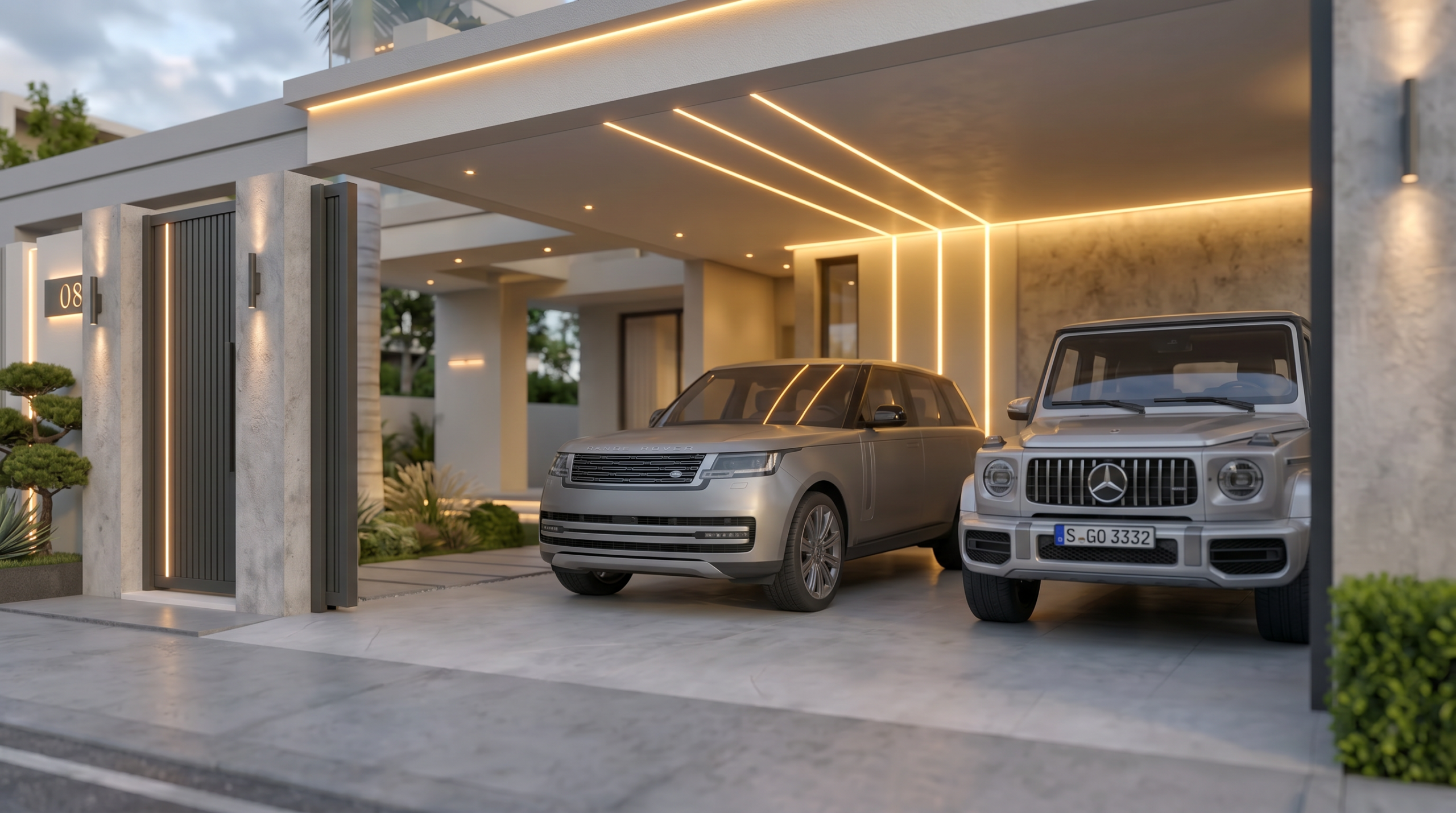 modern 4 bedroom two story luxury house with pool *2 modern 4 bedroom two story luxury house with pool *2