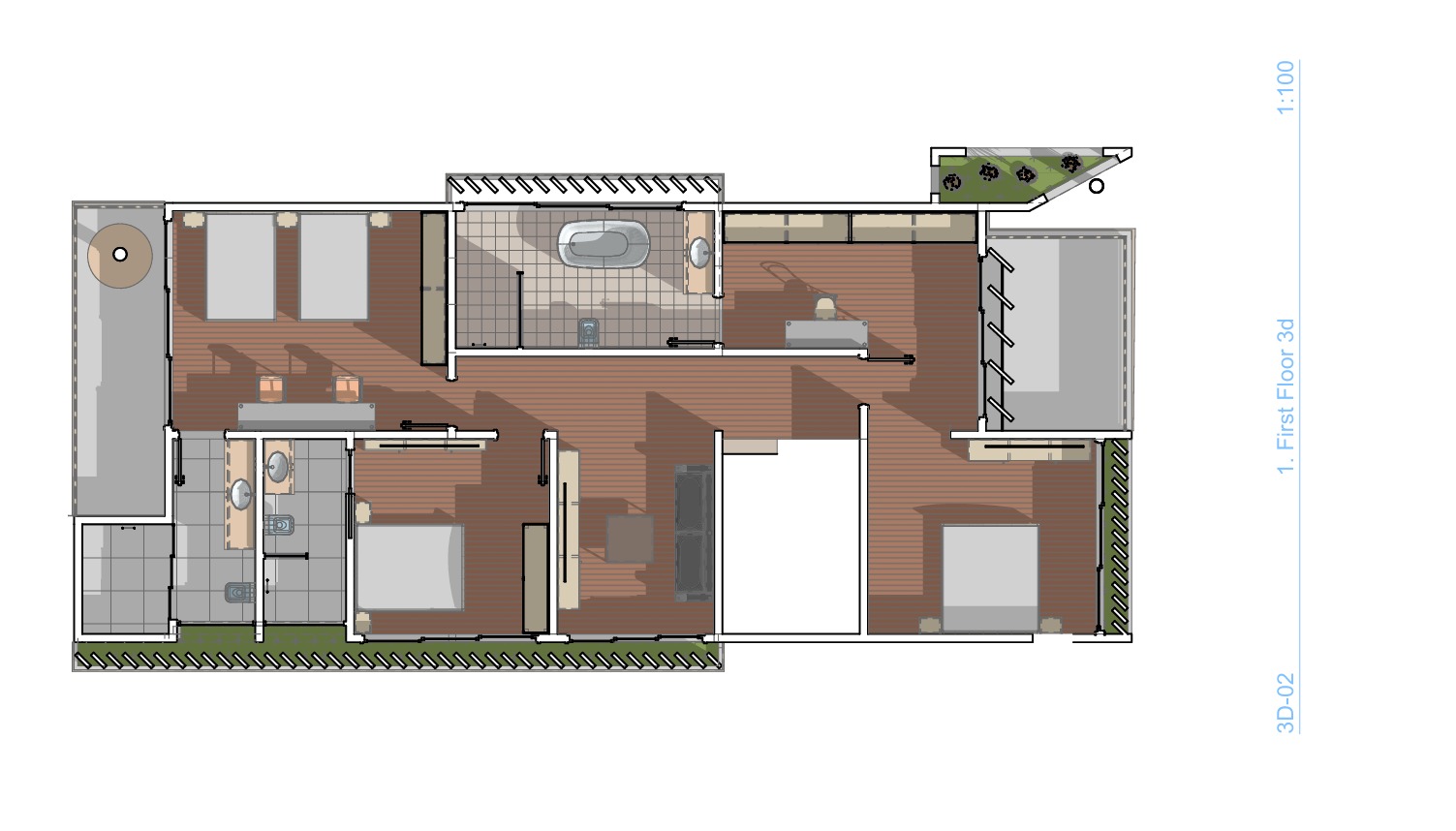10x24m two story house with 3 bedrooms | stunning modern design with pool 10x24m two story house with 3 bedrooms | stunning modern design with pool